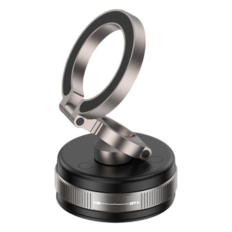 New cross-border product: Rotating magnetic metal car phone holder, foldable car desktop universal phone holder